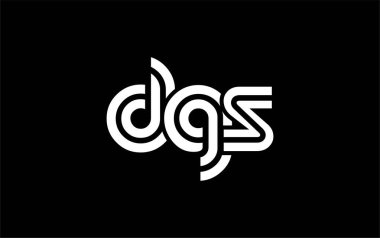 DGS Yaratıcı Eşsiz Modern Harf Logosu Tasarımı. Benzersiz bir harf dizaynına sahip stilize logo, soyut minimalist estetik ve modern cazibe sunar.