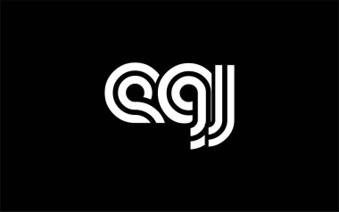 EGJ Yaratıcı Eşsiz Modern Harf Logosu Tasarımı. Benzersiz bir harf dizaynına sahip stilize logo, soyut minimalist estetik ve modern cazibe sunar.
