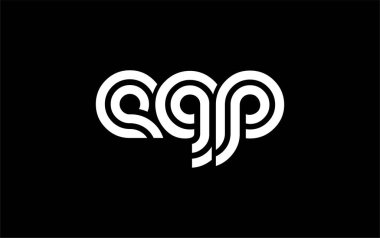 EGP Yaratıcı Eşsiz Modern Harf Logosu Tasarımı. Benzersiz bir harf dizaynına sahip stilize logo, soyut minimalist estetik ve modern cazibe sunar.