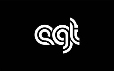 EGT Yaratıcı Eşsiz Modern Harf Logosu Tasarımı. Benzersiz bir harf dizaynına sahip stilize logo, soyut minimalist estetik ve modern cazibe sunar.