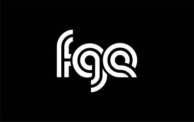 FGE Yaratıcı Eşsiz Modern Harf Logosu Tasarımı. Benzersiz bir harf dizaynına sahip stilize logo, soyut minimalist estetik ve modern cazibe sunar.