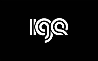 IGE Yaratıcı Eşsiz Modern Harf Logosu Tasarımı. Benzersiz bir harf dizaynına sahip stilize logo, soyut minimalist estetik ve modern cazibe sunar.