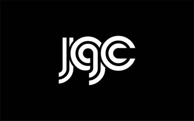 JGC Yaratıcı Eşsiz Modern Harf Logosu Tasarımı. Benzersiz bir harf dizaynına sahip stilize logo, soyut minimalist estetik ve modern cazibe sunar.