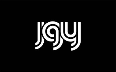 JGY Yaratıcı Eşsiz Modern Harf Logosu Tasarımı. Benzersiz bir harf dizaynına sahip stilize logo, soyut minimalist estetik ve modern cazibe sunar.