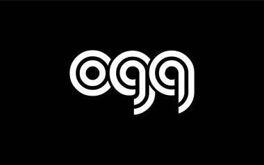 OGQ Yaratıcı Eşsiz Modern Harf Logosu Tasarımı. Benzersiz bir harf dizaynına sahip stilize logo, soyut minimalist estetik ve modern cazibe sunar.