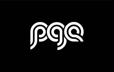 PGE Yaratıcı Eşsiz Modern Harf Logosu Tasarımı. Benzersiz bir harf dizaynına sahip stilize logo, soyut minimalist estetik ve modern cazibe sunar.