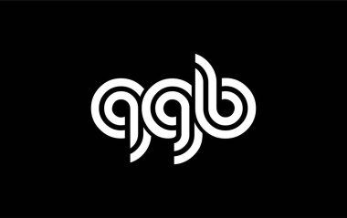 QGB Yaratıcı Eşsiz Modern Harf Logosu Tasarımı. Benzersiz bir harf dizaynına sahip stilize logo, soyut minimalist estetik ve modern cazibe sunar.