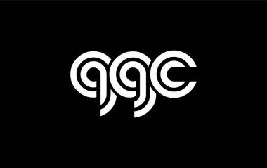 QGC Yaratıcı Eşsiz Modern Harf Logosu Tasarımı. Benzersiz bir harf dizaynına sahip stilize logo, soyut minimalist estetik ve modern cazibe sunar.