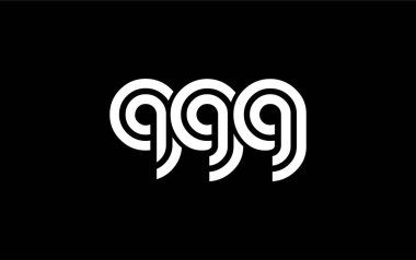 QGG Yaratıcı Eşsiz Modern Harf Logosu Tasarımı. Benzersiz bir harf dizaynına sahip stilize logo, soyut minimalist estetik ve modern cazibe sunar.