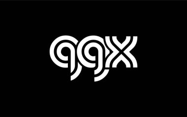 QGX Yaratıcı Eşsiz Modern Harf Logosu Tasarımı. Benzersiz bir harf dizaynına sahip stilize logo, soyut minimalist estetik ve modern cazibe sunar.