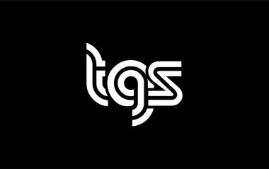 TGS Yaratıcı Eşsiz Modern Harf Logosu Tasarımı. Benzersiz bir harf dizaynına sahip stilize logo, soyut minimalist estetik ve modern cazibe sunar.