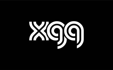 XGQ Yaratıcı Eşsiz Modern Harf Logosu Tasarımı. Benzersiz bir harf dizaynına sahip stilize logo, soyut minimalist estetik ve modern cazibe sunar.