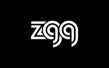 ZGQ Yaratıcı Eşsiz Modern Harf Logosu Tasarımı. Benzersiz bir harf dizaynına sahip stilize logo, soyut minimalist estetik ve modern cazibe sunar.