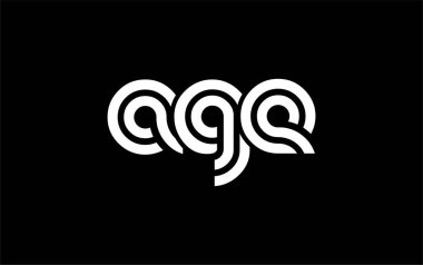 AGE Yaratıcı Eşsiz Modern Harf Logosu Tasarımı. Benzersiz bir harf dizaynına sahip stilize logo, soyut minimalist estetik ve modern cazibe sunar.