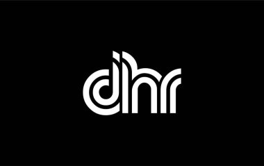 Yaratıcı tipografisi olan ilk H harfi logosu. vektör logosu h h logosu.