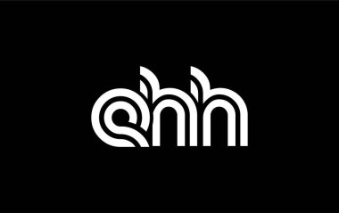EHH Yaratıcı Eşsiz Modern Harf Logosu Tasarımı. Benzersiz bir harf dizaynına sahip stilize logo, soyut minimalist estetik ve modern cazibe sunar.