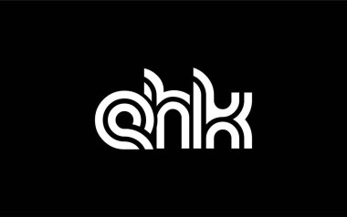 EHK Yaratıcı Eşsiz Modern Harf Logosu Tasarımı. Benzersiz bir harf dizaynına sahip stilize logo, soyut minimalist estetik ve modern cazibe sunar.