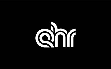 EHR Yaratıcı Eşsiz Modern Harf Logosu Tasarımı. Benzersiz bir harf dizaynına sahip stilize logo, soyut minimalist estetik ve modern cazibe sunar.