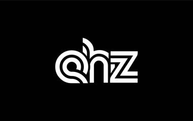EHZ Yaratıcı Eşsiz Modern Harf Logosu Tasarımı. Benzersiz bir harf dizaynına sahip stilize logo, soyut minimalist estetik ve modern cazibe sunar.