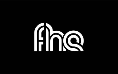 FHE Yaratıcı Eşsiz Modern Harf Logosu Tasarımı. Benzersiz bir harf dizaynına sahip stilize logo, soyut minimalist estetik ve modern cazibe sunar.