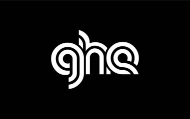 GHE Yaratıcı Eşsiz Modern Harf Logosu Tasarımı. Benzersiz bir harf dizaynına sahip stilize logo, soyut minimalist estetik ve modern cazibe sunar.