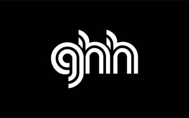 GHH Yaratıcı Eşsiz Modern Harf Logosu Tasarımı. Benzersiz bir harf dizaynına sahip stilize logo, soyut minimalist estetik ve modern cazibe sunar.
