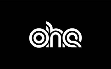 OHE Yaratıcı Eşsiz Modern Harf Logosu Tasarımı. Benzersiz bir harf dizaynına sahip stilize logo, soyut minimalist estetik ve modern cazibe sunar.