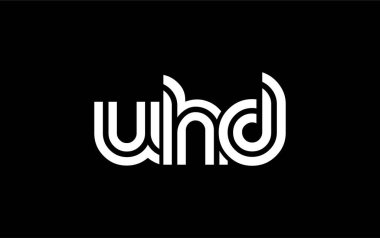 UHD Yaratıcı Eşsiz Modern Harf Logosu Tasarımı. Benzersiz bir harf dizaynına sahip stilize logo, soyut minimalist estetik ve modern cazibe sunar.