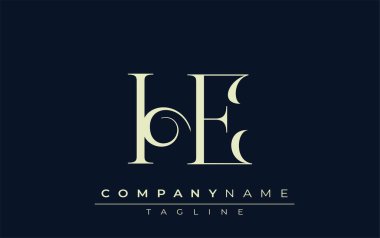 O soyut logo. Zarif Tasarlanmış Minimalist Monogram Logosu ve Şık Harfler. Sofistike ve gösterişli minimalist monogram benzersiz harf dizaynı.