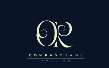 Ya da soyut logo. Zarif Tasarlanmış Minimalist Monogram Logosu ve Şık Harfler. Sofistike ve gösterişli minimalist monogram benzersiz harf dizaynı.