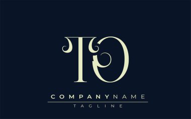 Logo 'yu soyutlamak için. Zarif Tasarlanmış Minimalist Monogram Logosu ve Şık Harfler. Sofistike ve gösterişli minimalist monogram benzersiz harf dizaynı.