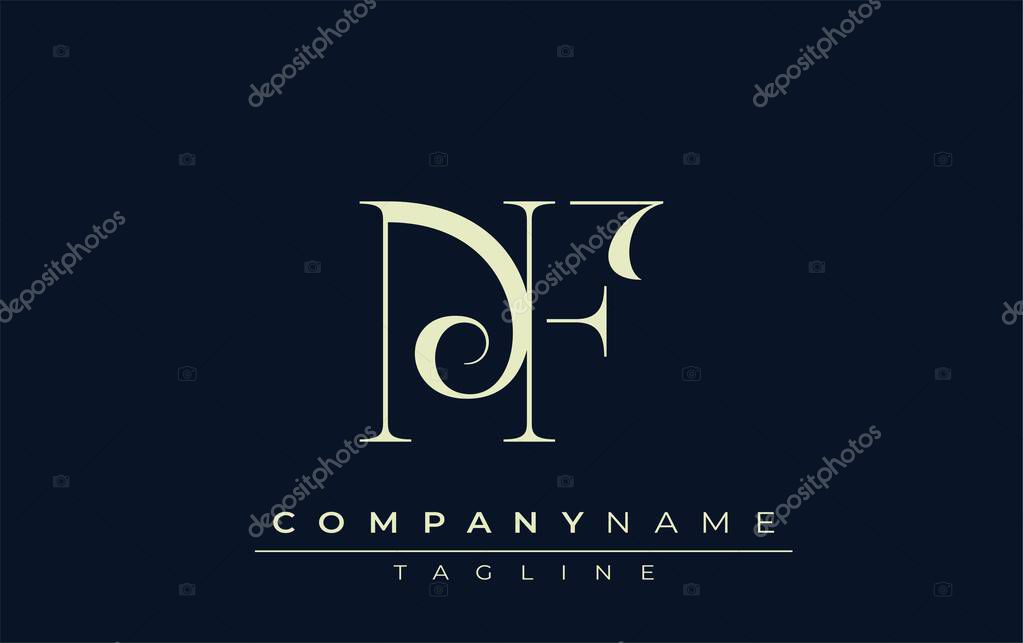 NF abstract Logo. Elegantly Designed Minimalist Monogram Logo with Stylish Lettering. Sophisticated and sleek minimalist monogram showcasing unique lettering design.