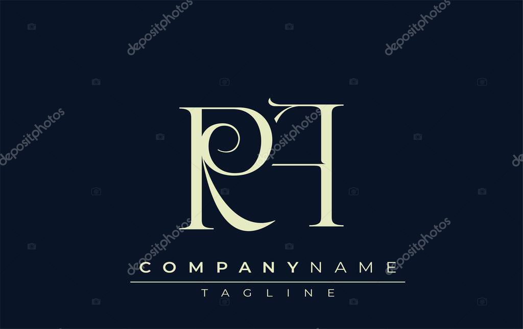 RA abstract Logo. Elegantly Designed Minimalist Monogram Logo with Stylish Lettering. Sophisticated and sleek minimalist monogram showcasing unique lettering design.