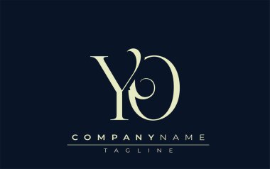 Seni soyut logo. Zarif Tasarlanmış Minimalist Monogram Logosu ve Şık Harfler. Sofistike ve gösterişli minimalist monogram benzersiz harf dizaynı.