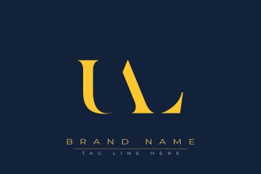 UAL soyut harf logosu tasarımı. Bu logo üç soyut harf tarafından tasarlanmıştır..