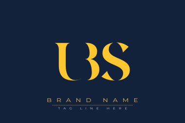 UBS soyut harf logosu tasarımı. Bu logo üç soyut harf tarafından tasarlanmıştır..