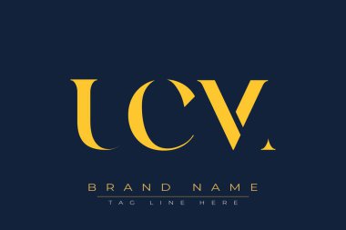 UCM soyut harf logosu tasarımı. Bu logo üç soyut harf tarafından tasarlanmıştır..