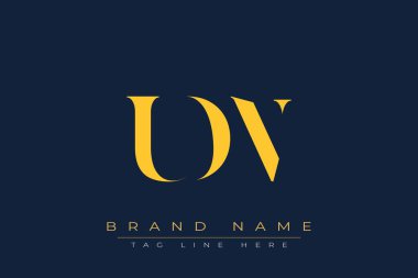 UDN soyut harf logosu tasarımı. Bu logo üç soyut harf tarafından tasarlanmıştır..