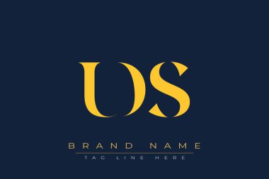 UDS soyut harf logosu tasarımı. Bu logo üç soyut harf tarafından tasarlanmıştır..