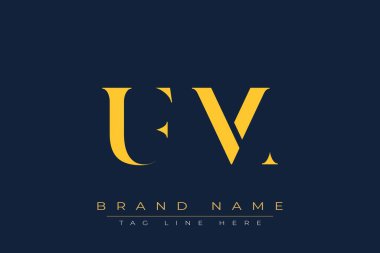 UFM soyut harf logosu tasarımı. Bu logo üç soyut harf tarafından tasarlanmıştır..