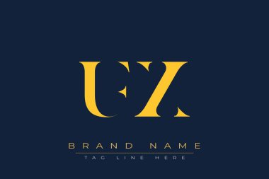 UFX soyut harf logosu tasarımı. Bu logo üç soyut harf tarafından tasarlanmıştır..