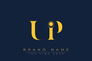 UIP soyut harf logosu tasarımı. Bu logo üç soyut harf tarafından tasarlanmıştır..