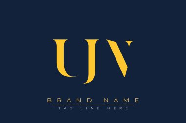 UJN soyut harf logo tasarımı