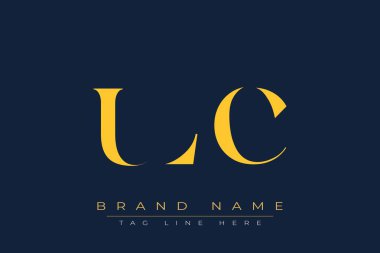 ULC soyut harf logosu tasarımı. Bu logo üç soyut harf tarafından tasarlanmıştır..
