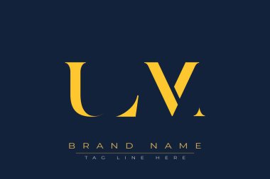 ULM soyut harf logosu tasarımı. Bu logo üç soyut harf tarafından tasarlanmıştır..