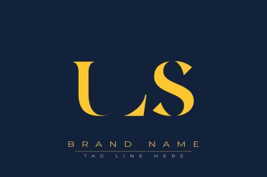 ULS soyut harf logosu tasarımı. Bu logo üç soyut harf tarafından tasarlanmıştır..