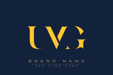 UMG soyut harf logosu tasarımı. Bu logo üç soyut harf tarafından tasarlanmıştır..