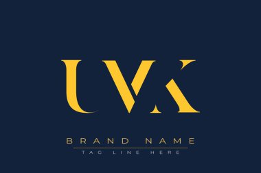UMK soyut harf logosu tasarımı. Bu logo üç soyut harf tarafından tasarlanmıştır..
