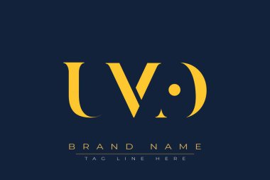UMO soyut harf logosu tasarımı. Bu logo üç soyut harf tarafından tasarlanmıştır..
