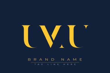 UMU soyut harf logosu tasarımı. Bu logo üç soyut harf tarafından tasarlanmıştır..